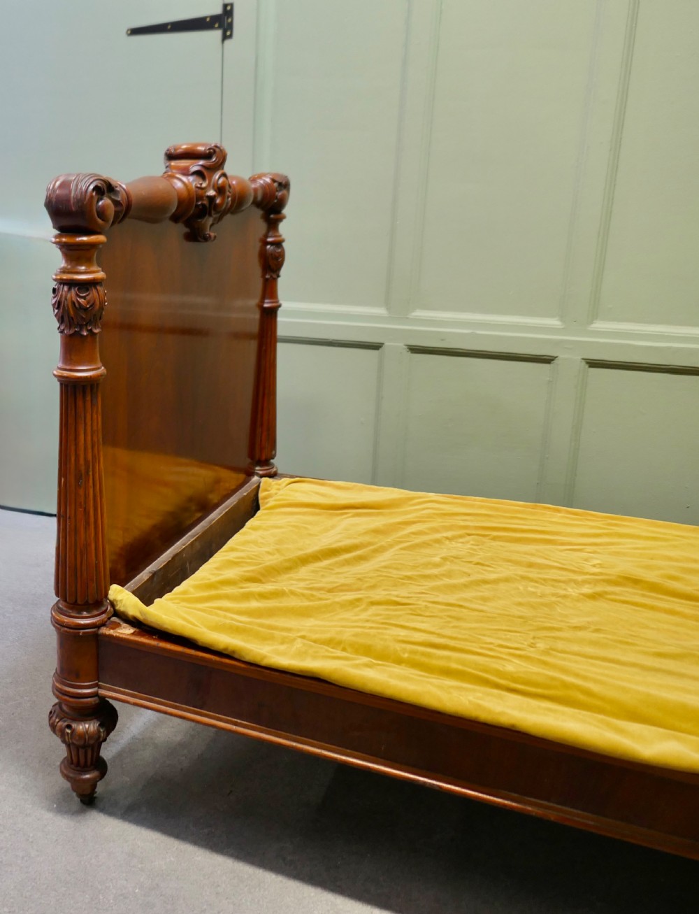 19th Century French Empire Style Bed or Single Bed.  View V