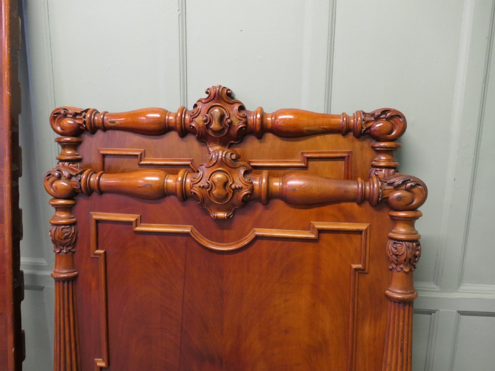 19th Century French Empire Style Bed or Single Bed.  View VII