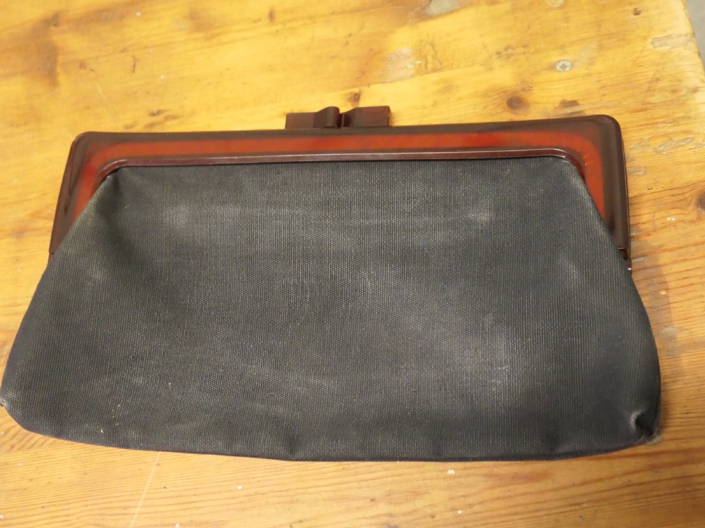 1930s Art Deco Cutch Handbag from Macy & Co