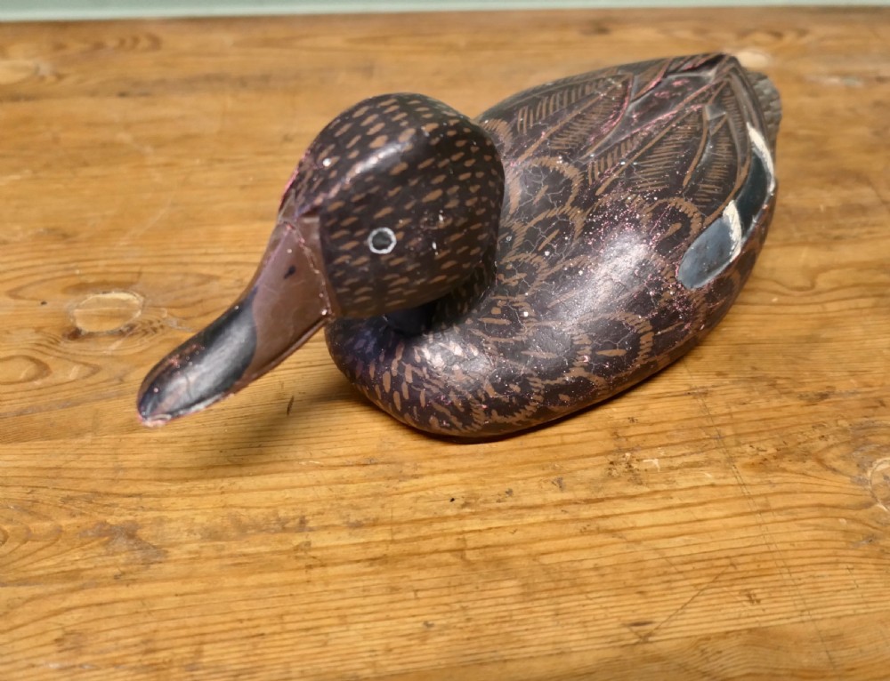 Superbly Painted and Carved  Decoy Duck View VI