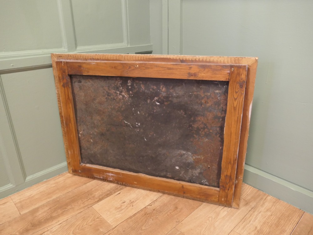 A framed antique blue and white enamel advertising sign for Palethorpes Royal Cambridge sausages featuring a central pictorial illustration. View VII