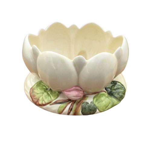 ANTIQUE CLARICE CLIFF WATER LILLY BOWL 