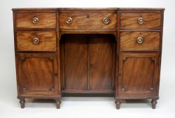 A MAHOGANY REGENCY SIDEBOARD