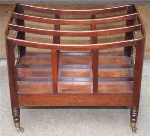 Regency Mahogany 3 Division Canterbury Having Dip Top.