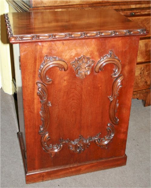 William1v Mahogany Cabinet Fitted Interior of 6 Drawers & a Tray.