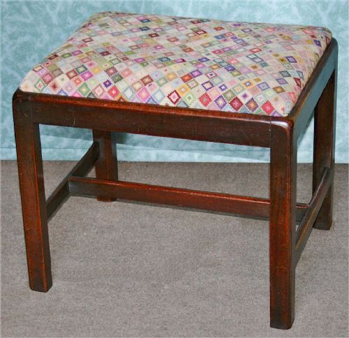 A Fine Early George 111 Mahogany Stool