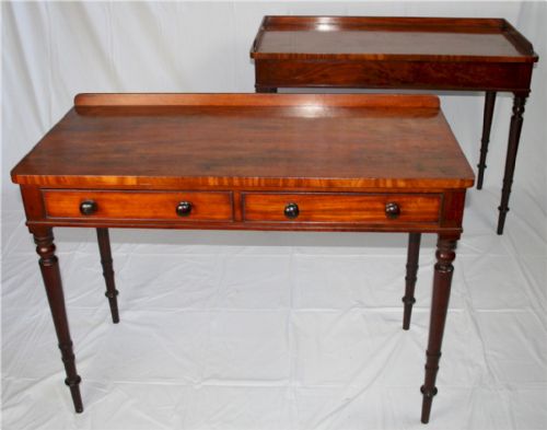 George 1v Mahogany Pair of Side Tables.
