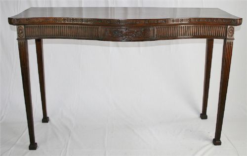 C1900 Adam Style Serpentine Serving/console Table.

