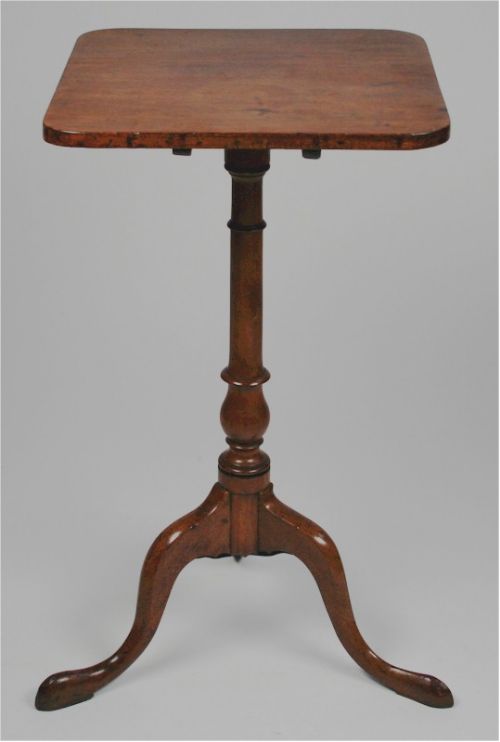 George 111 Mahogany Tilt Top Tripod Table.