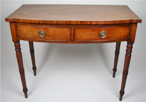 George 1v Mahogany Bowfront Side Table
