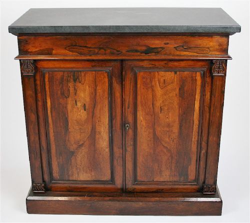 William 1v Rosewood 2 Door Side Cabinet