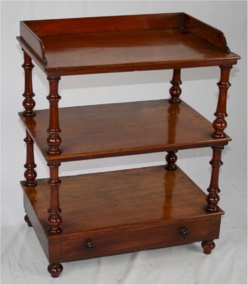 Victorian Mahogany 3 Tier Table.