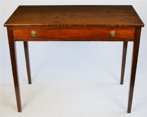 George111 Mahogany Single Drawer Side Table.