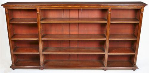 William 1v Mahogany Open Bookcase