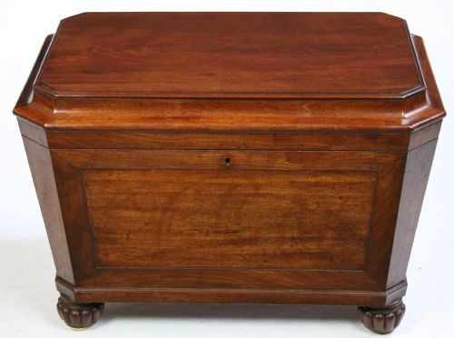 William 1v Mahogany Sarcophagus Wine Cooler.