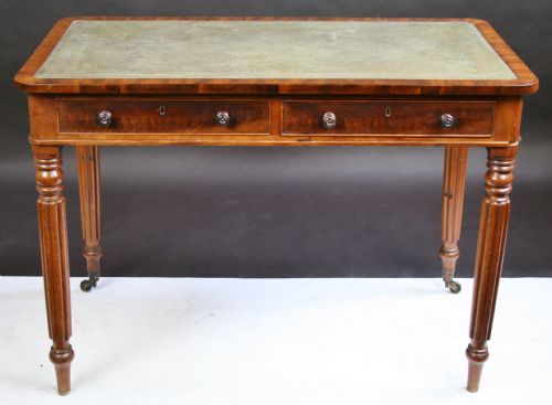William 1v Mahogany Draughtsman's Writing Table.