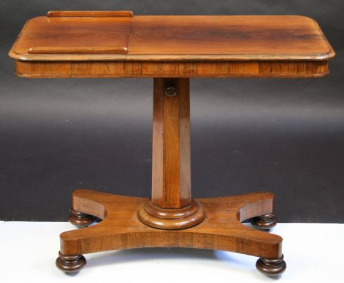 William 1v Rosewood Adjustable Bed/reading Table.