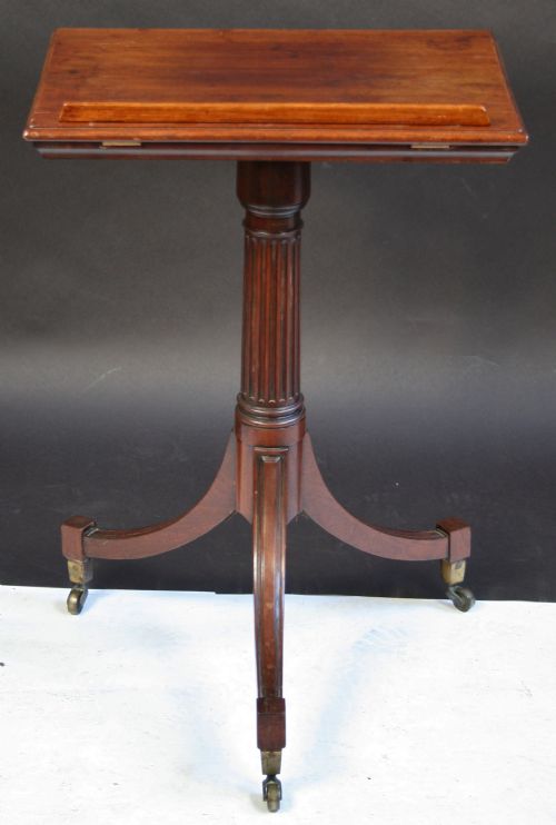 Regency Mahogany Adjustable Reading Table.