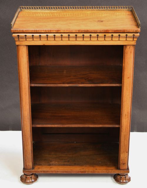 William 1v Satinwood Small Open Bookcase