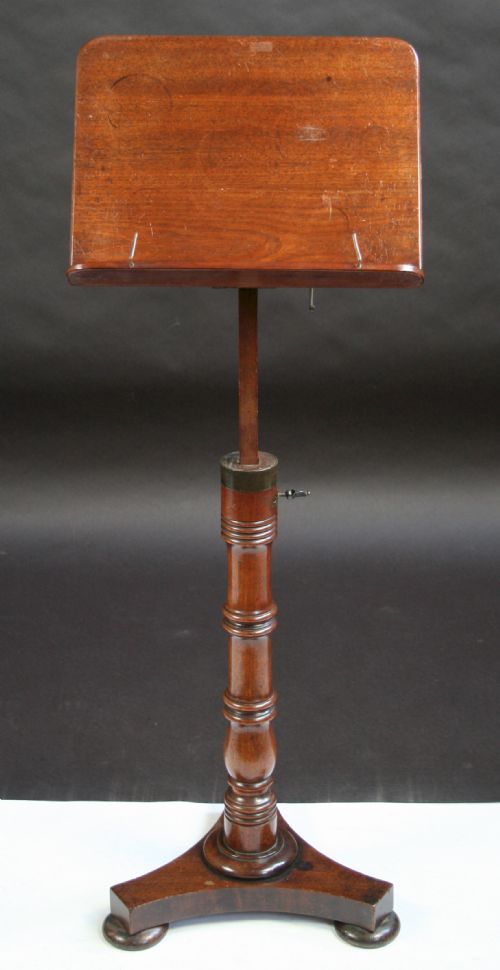 George IV Mahogany Adjustable Reading/music Stand