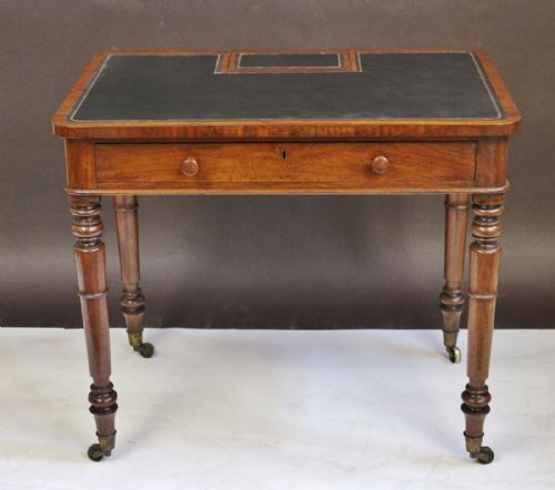 George 1v Mahogany Chamber Writing Table