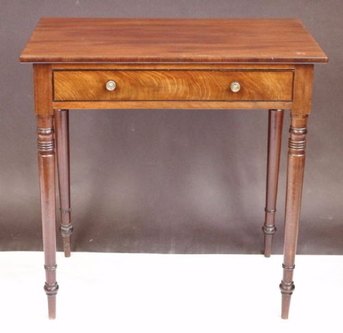 George 1v Mahogany 1 Drawer Side Table