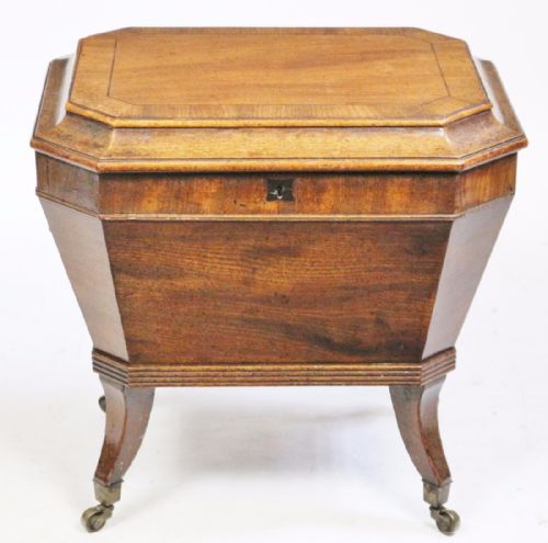 Regency Mahogany Sarcophagus Wine Cooler