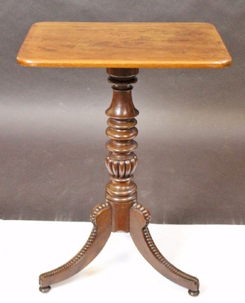 George 1v Mahogany Oblong Tripod Wine Table in the  Manner of Gillows.