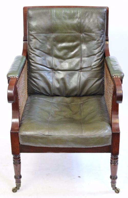 George 1v Mahogany Bergere Armchair