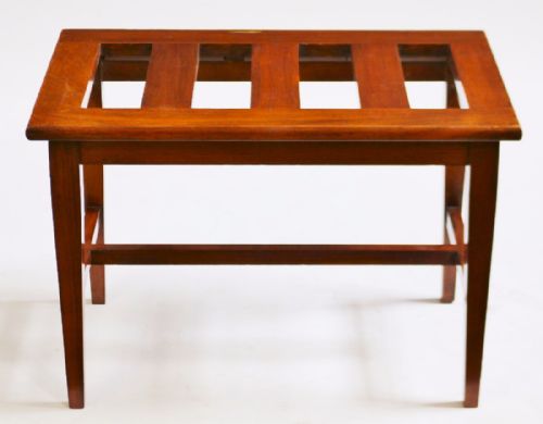 Edwardian Walnut Luggage Stool
