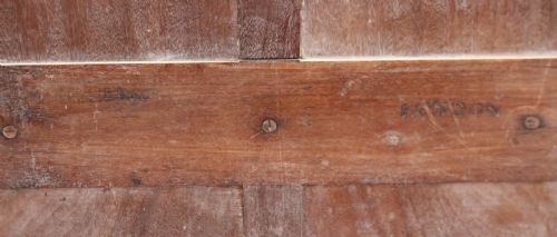 VICTORIAN MAHOGANY OPEN TOP CABINET ON CUPBOARD BASE BY CMELLIER CO - ADDITIONAL PHOTO 9