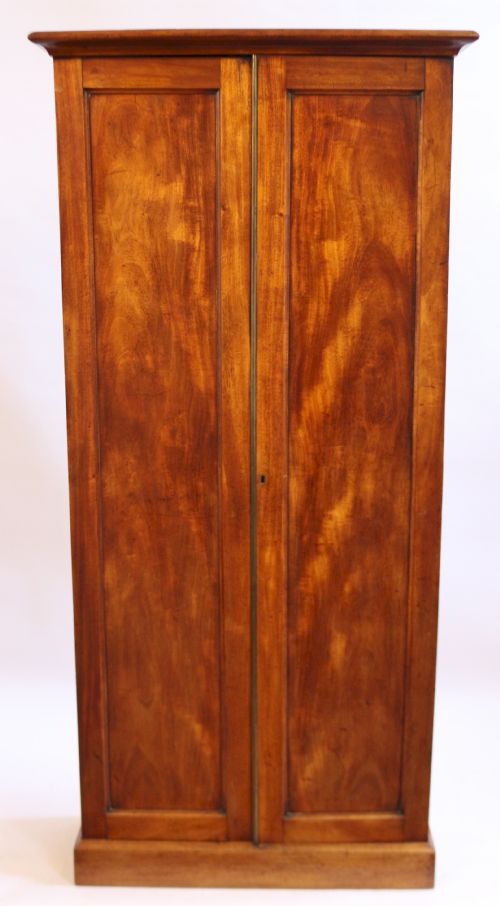 Victorian Mahogany 2 Door Hall Cupboard