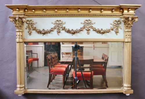 Regency Gilt Overmantle Mirror