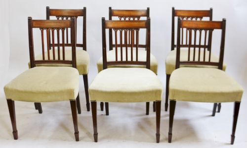 George 111 Mahogany Set of 6 Dining Chairs