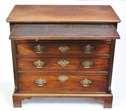 GEORGE 111 MAHOGANY 5 DRAWER SLIDE CHEST - ADDITIONAL PHOTO 1