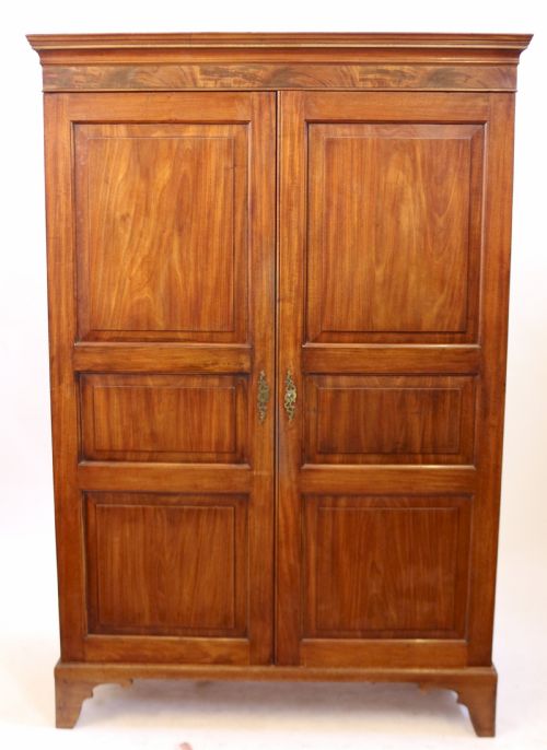 George 111 Mahogany 'Channel Is.' 2 Door Wardrobe