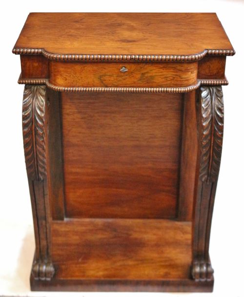 Regency Rosewood Small 1 Drawer Console Side Table
