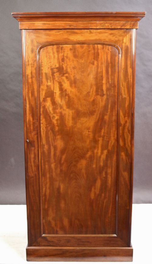 Fine Quality Victorian Mahogany 1 Door Wardrobe