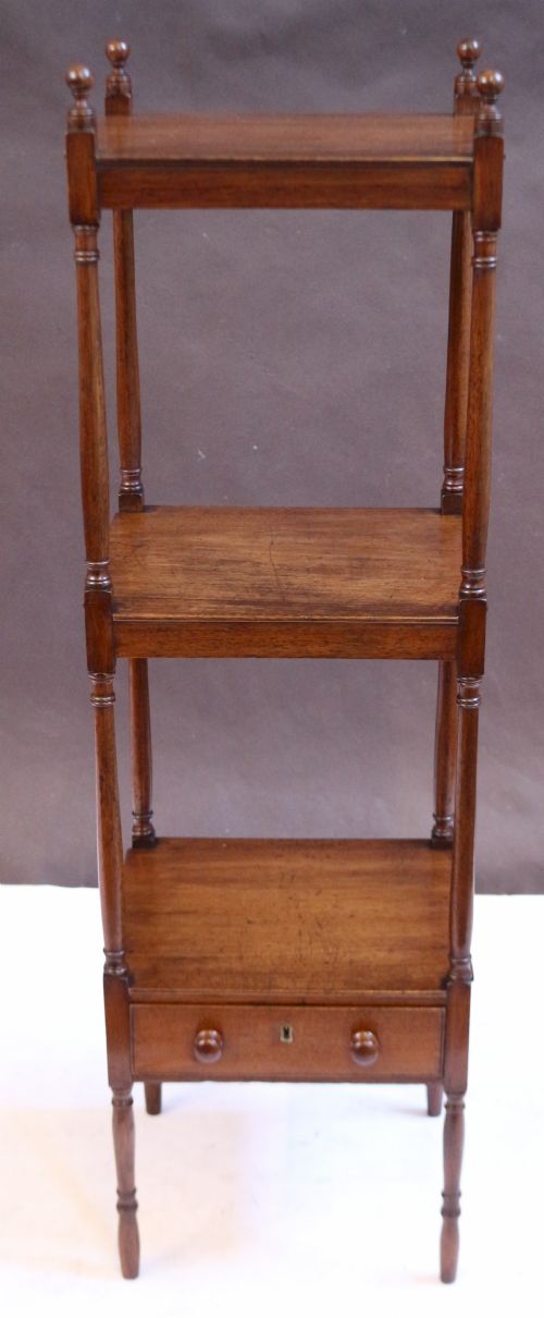 George 111 Mahogany 3 Tier Whatnot