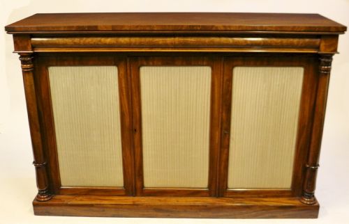 William 1v Mahogany 3 Door Side Cabinet