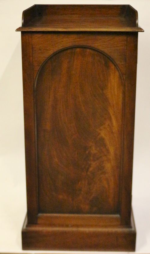 Early 19c Mahogany Square Bedside Cupboard