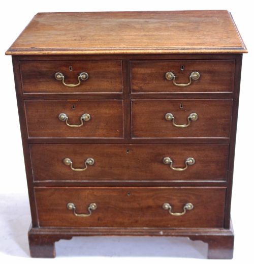 George 111 Mahogany Small 6 Drawer Chest