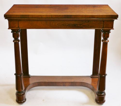 William 1v Rosewood Console Side Table