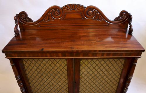 WILLIAM1V MAHOGANY 2 DOOR SIDE CABINET - ADDITIONAL PHOTO 4