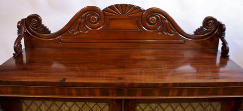 WILLIAM1V MAHOGANY 2 DOOR SIDE CABINET - ADDITIONAL PHOTO 5