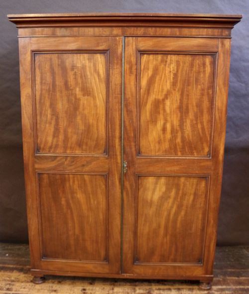 George 111 Mahogany 2 Door Wardrobe.