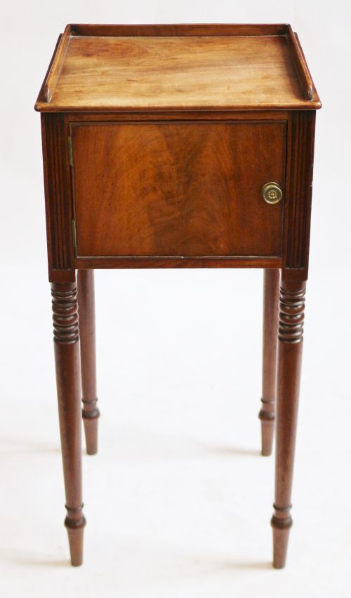 George 111 Mahogany Bedside Cupboard