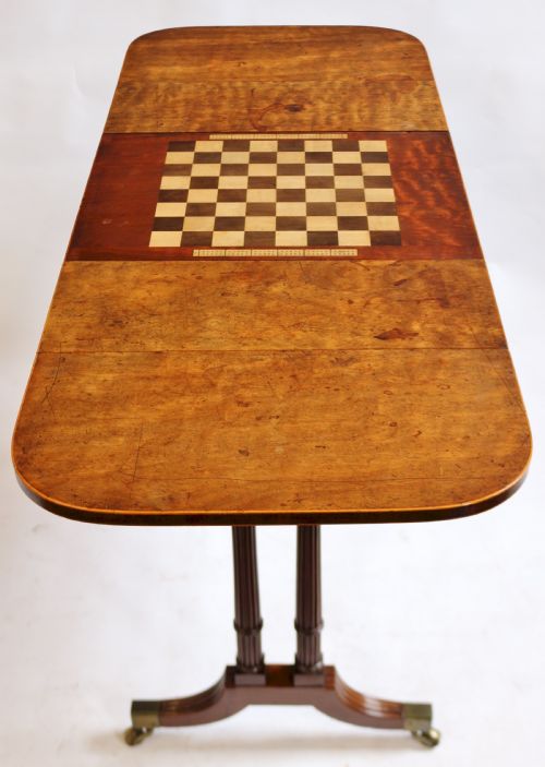 REGENCY MAHOGANY GAMESSOFA TABLE - ADDITIONAL PHOTO 9