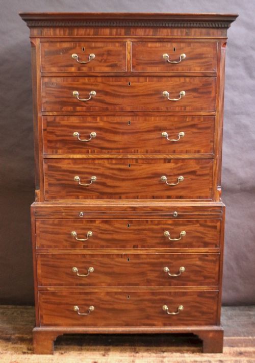 George 111 Fine Quality Mahogany Tallboy