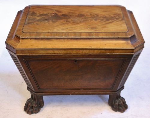 Regency Mahogany Sarcophagus Wine Cooler